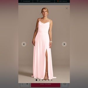 David’s Bridal Bridesmaid Dress